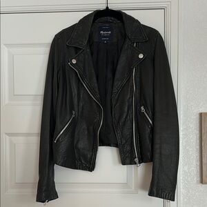 Madewell Black Leather Jacket